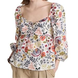 Anthropologie Velvet by Graham & Spencer Stass Printed Top